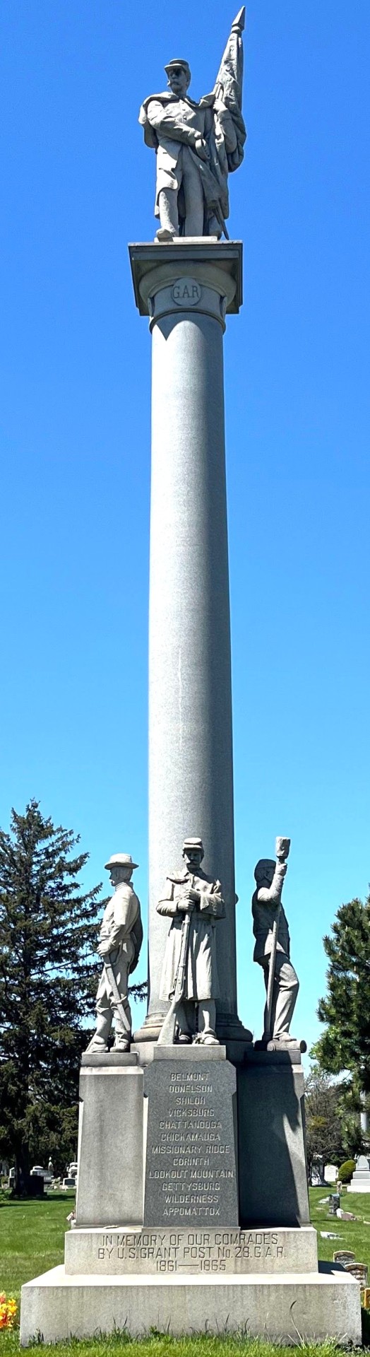 U.S. GRANT POST NO. 28, G.A.R. WAR MEMORIAL