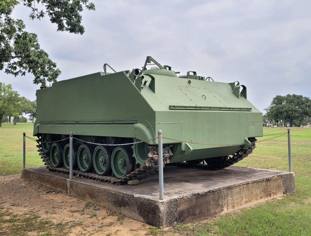 UNITED STATES M59 ARMORED PERSONNEL MEMORIAL PLAQUE