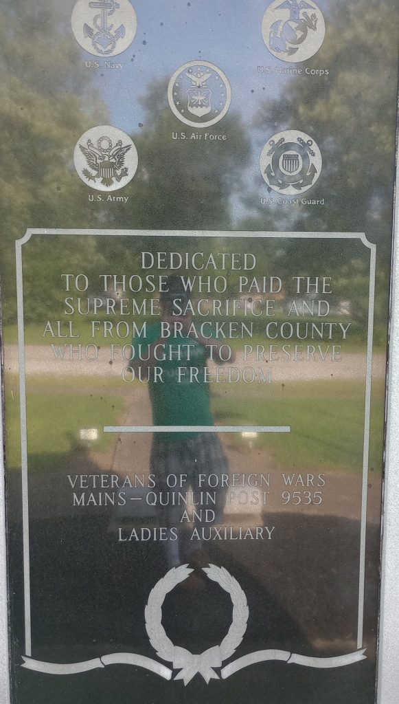 V.F.W. POST 9535 SUPREME SACRIFICE VETERANS MEMORIAL CENTER STONE