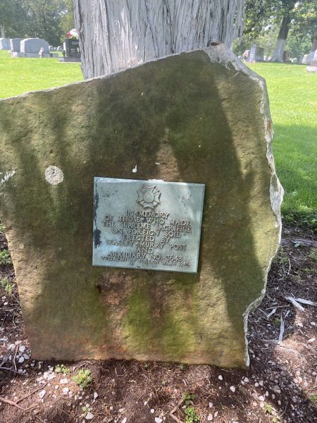 V.F.W. POST NO. 3642 SUPREME SACRIFICE WAR MEMORIAL