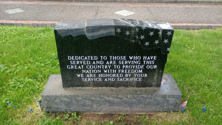 VFW POST 1060 FREEDOM ISN’T FREE VETERANS MEMORIAL BACK