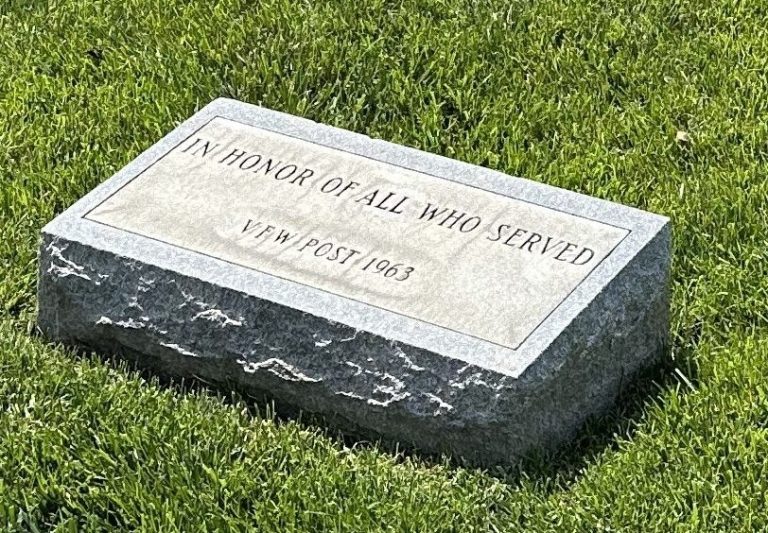 VFW POST 1963 VETERANS MEMORIAL STONE