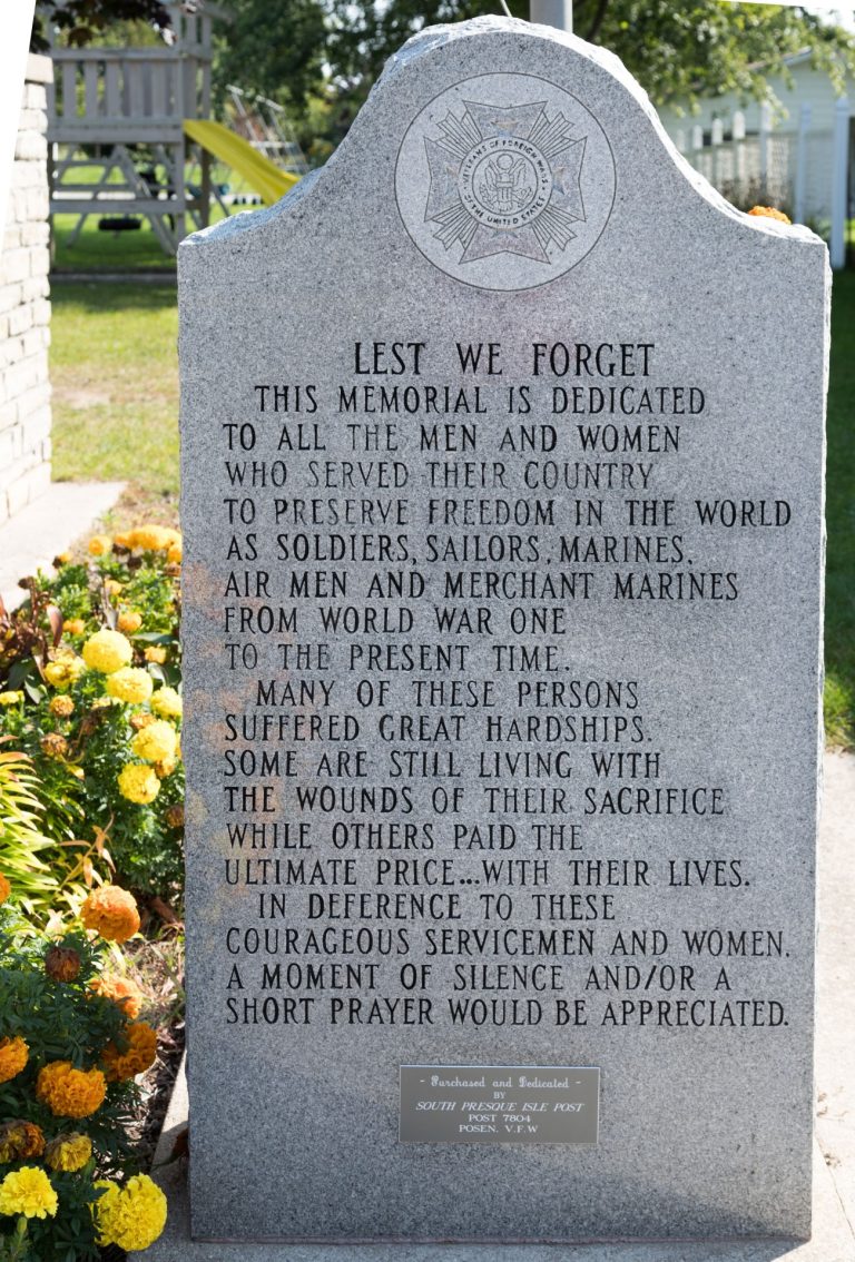 VFW POST 7804 VETERANS MEMORIAL