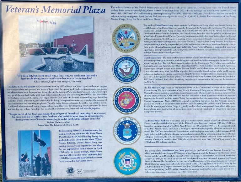 VAN BUREN VETERAN’S MEMORIAL PLAZA PANEL