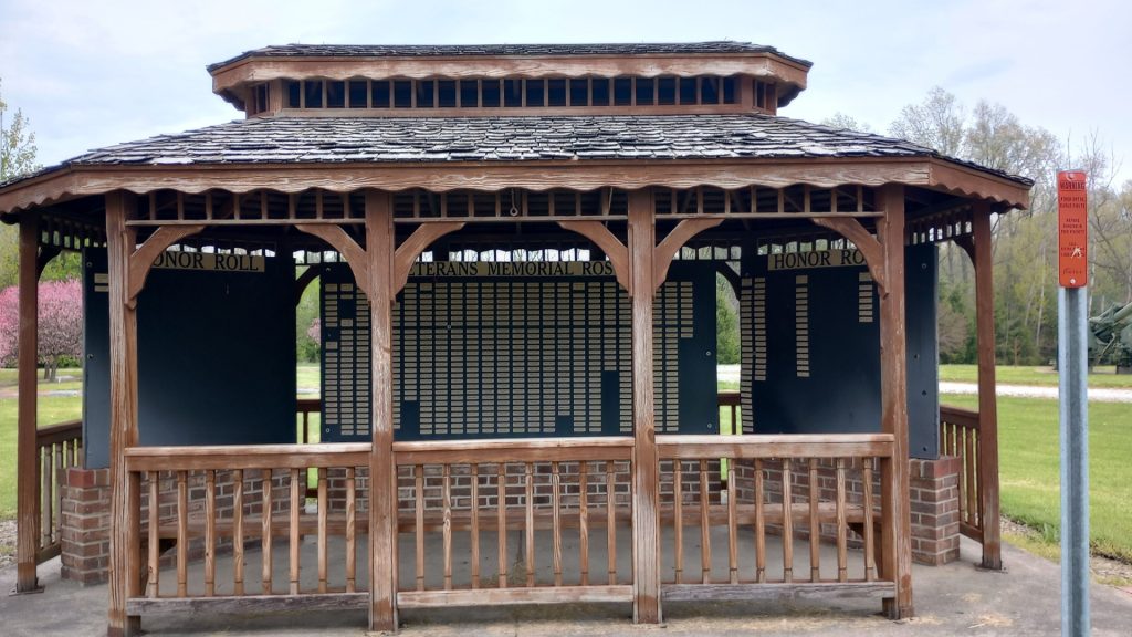 VETERANS MEMORIAL HONOR ROLL GAZEBO