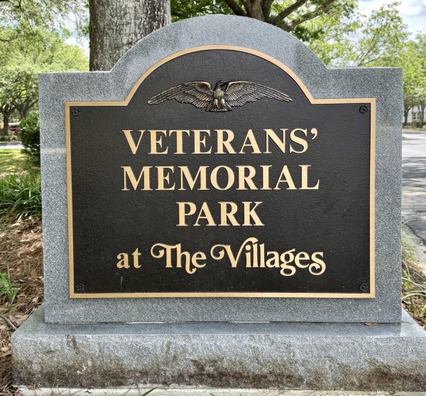 VETERANS’ MEMORIAL PARK AT THE VILLAGES ENTRANCE STONE