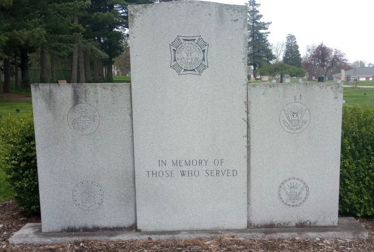 VETERANS OF FOREIGN WARS THOSE WHO SERVED MEMORIAL