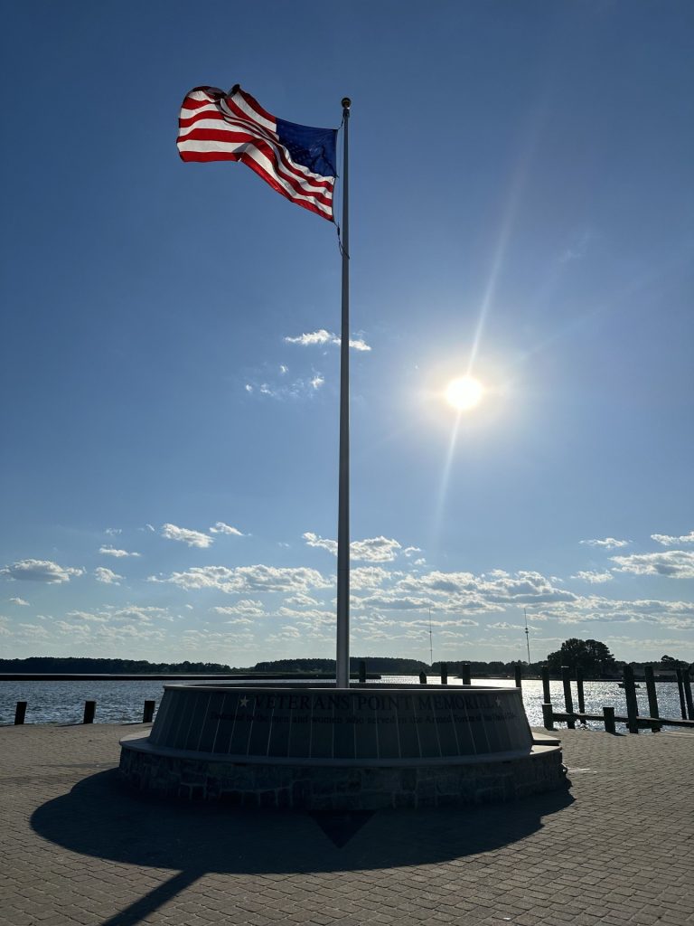 VETERANS POINT MEMORIAL FLAGPOLE