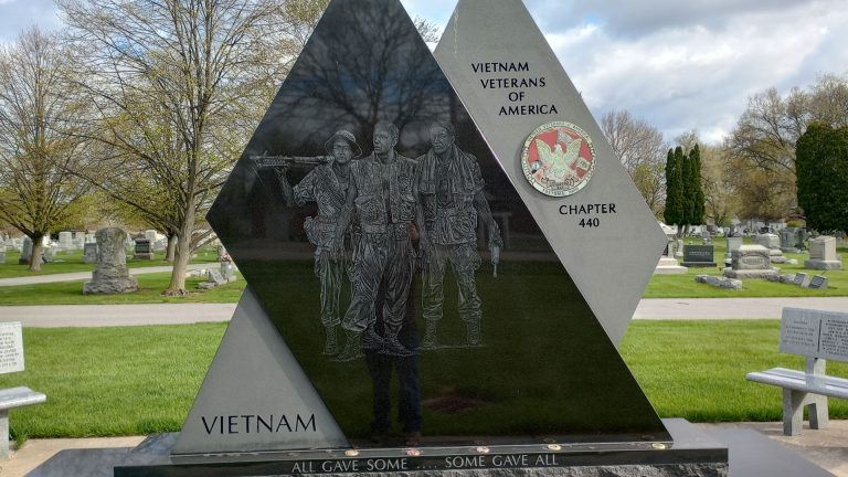 VIETNAM VETERANS OF AMERICA CHAPTER 440 WAR MEMORIAL CLOSE-UP
