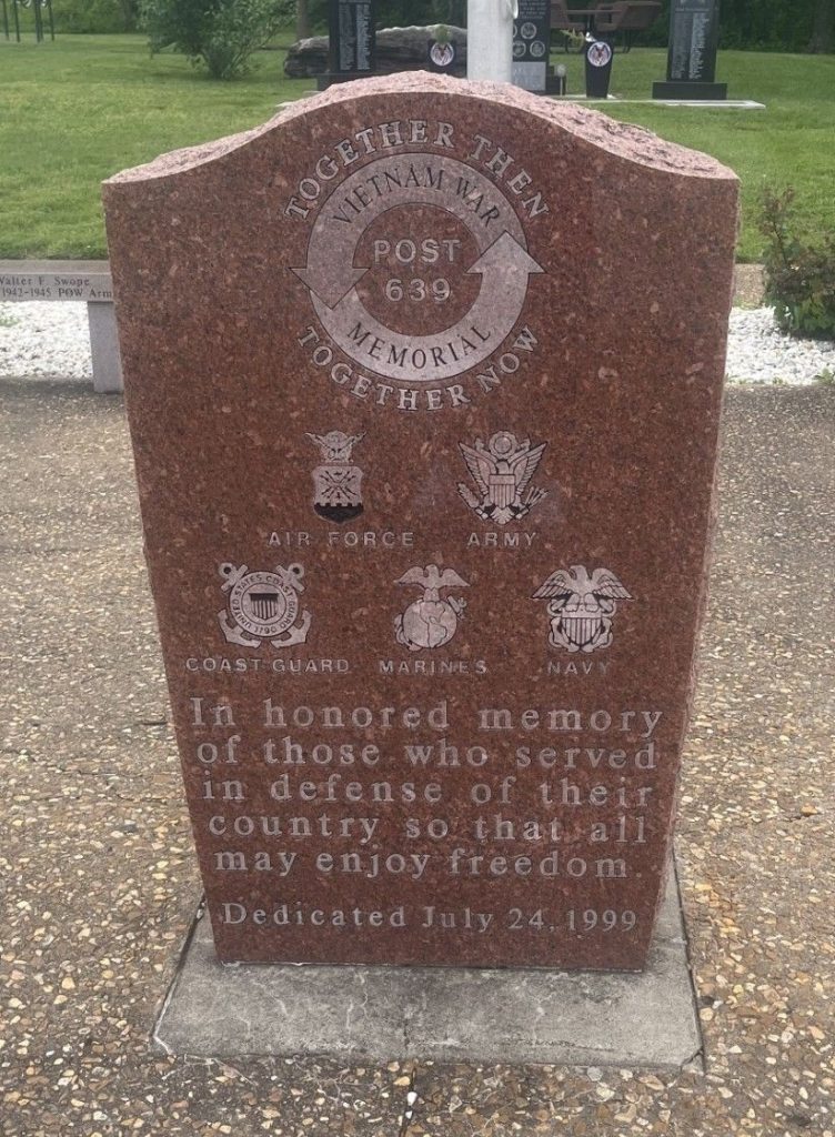 VIETNAM WAR MEMORIAL POST 639