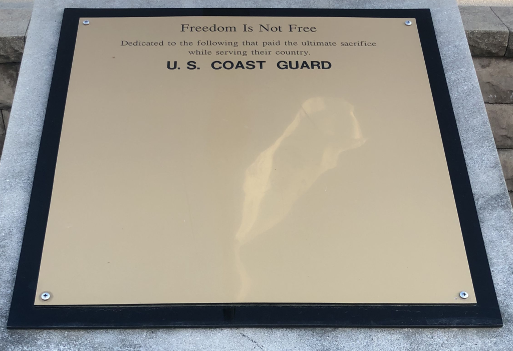 VILLA PARK FREEDOM IS NOT FREE MEMORIAL PLAQUE E