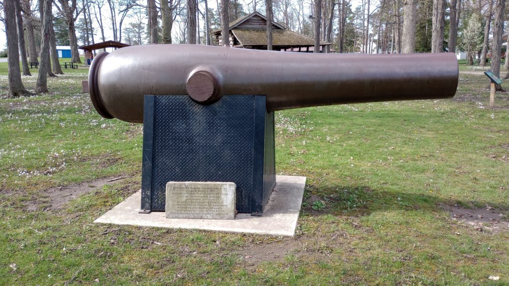 VILLAGE OF FOREST CIVIL WAR-ERA RODMAN CANNONS MEMORIAL