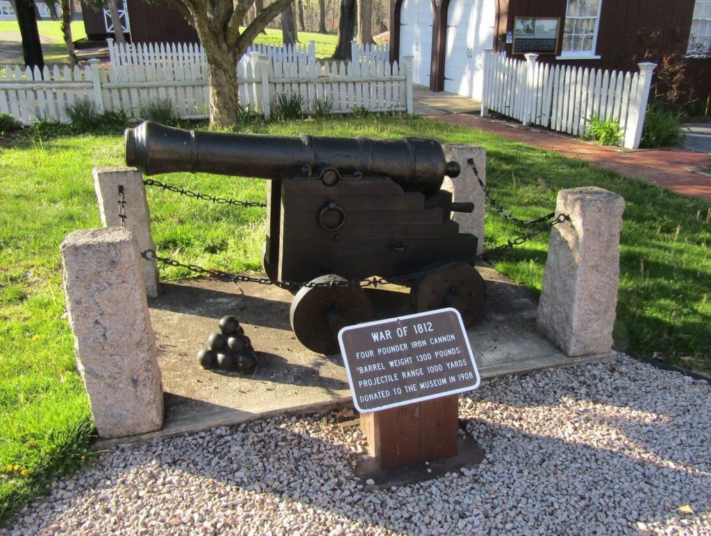 WAR OF 1812 FOUR POUNDER IRON CANNON MEMORIAL