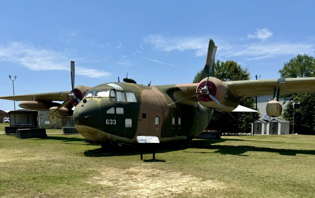WARNER ROBINS FAIRCHILD C-123K PROVIDER MEMORIAL AIRCRAFT