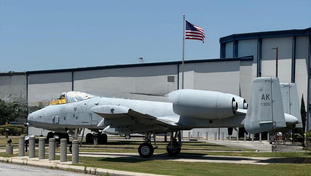 WARNER ROBINS FAIRCHILD REPUBLIC A-10A THUNDERBOLT II MEMORIAL AIRCRAFT