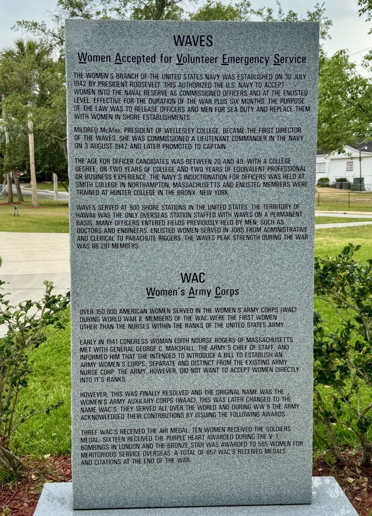 WAVES/WAC WAR MEMORIAL