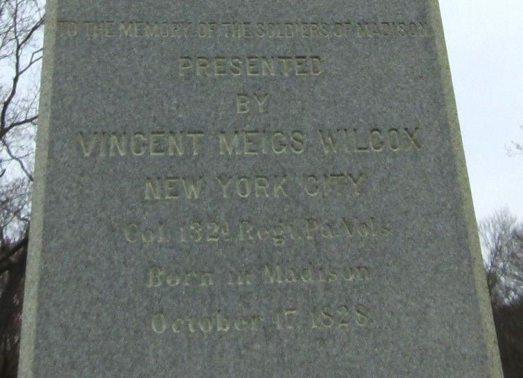 WILCOX CIVIL WAR MEMORIAL STONE A