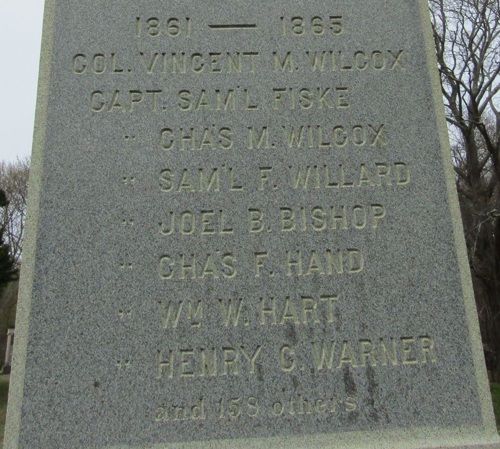 WILCOX CIVIL WAR MEMORIAL STONE B