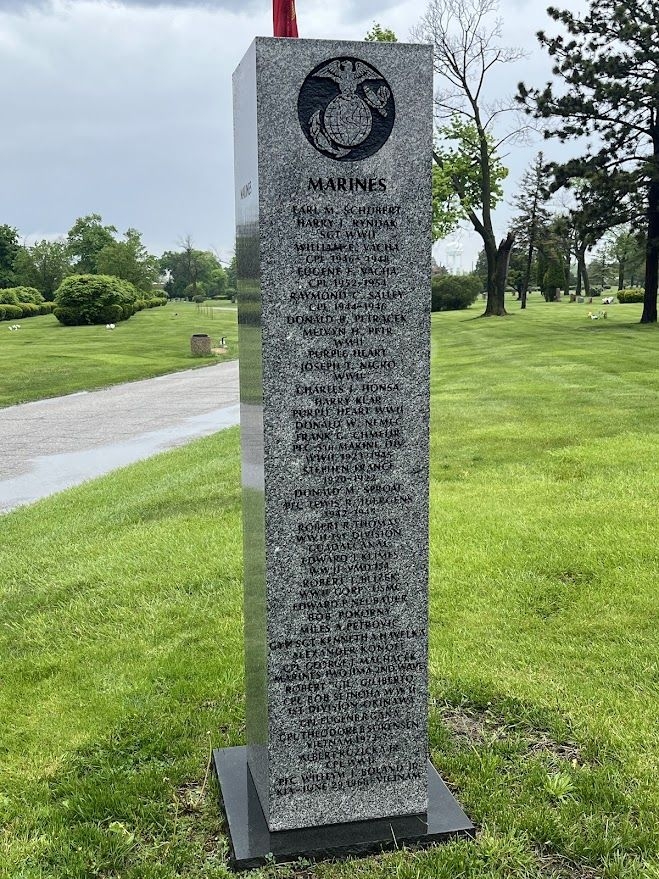 WOODLAWN CEMETERY ARMED SERVICES MEMORIAL SHAFT F