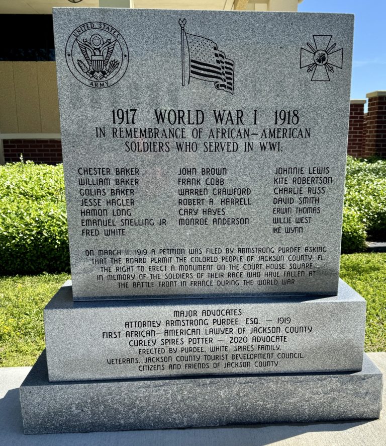 WORLD WAR I AFRICAN-AMERICAN SOLDIERS MEMORIAL