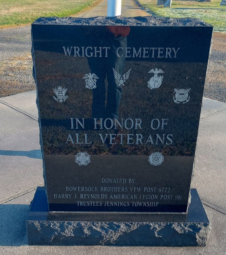 WRIGHT CEMETERY ALL VETERANS MEMORIAL