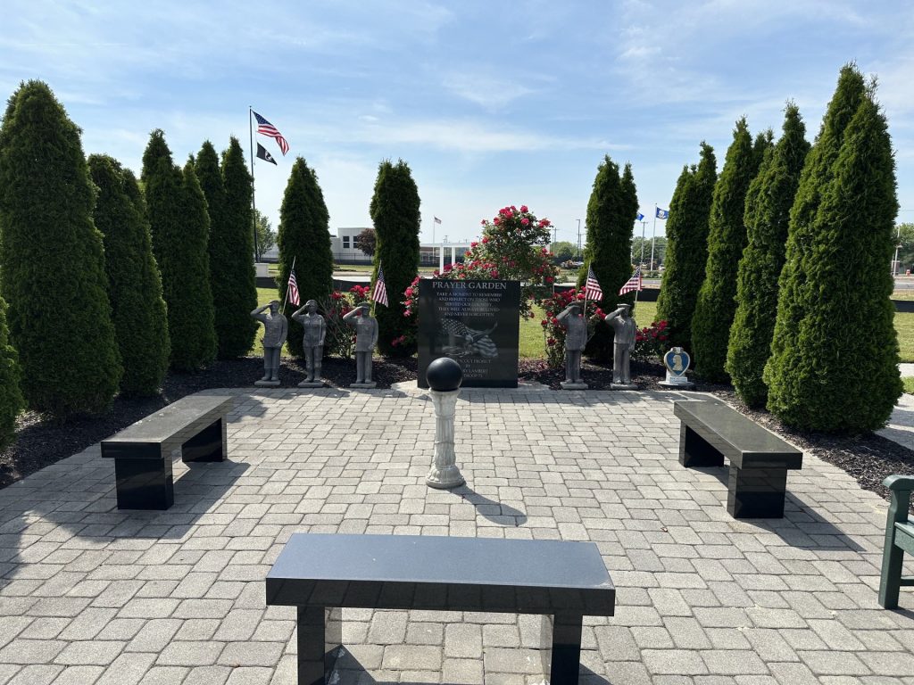 ZACHARY LAMBERT AND TROOP 73 PRAYER GARDEN MEMORIAL