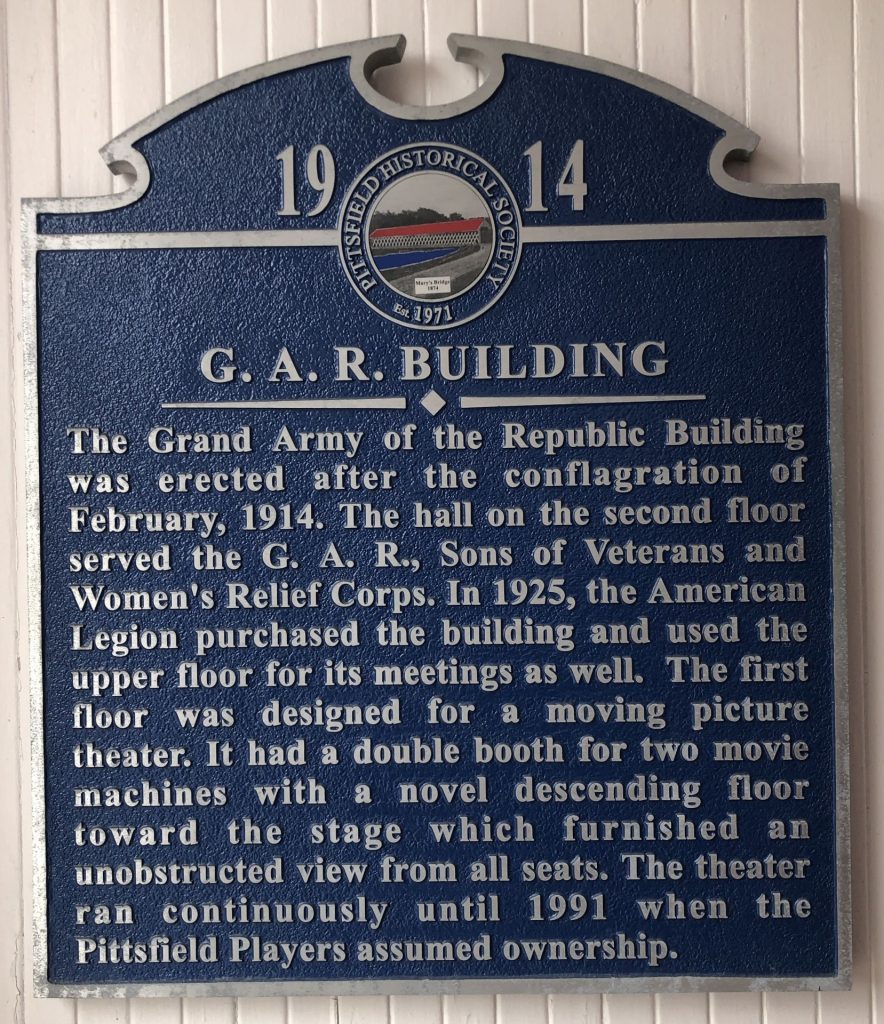 1914 G.A.R. BUILDING MEMORIAL PLAQUE