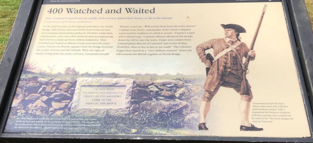 400 WATCHED AND WAITED REVOLUTIONARY WAR MEMORIAL PANEL