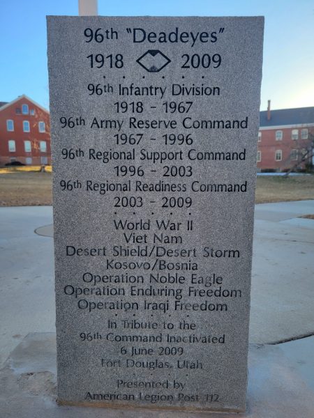 96TH “DEADEYES” 1918-2009 WAR MEMORIAL