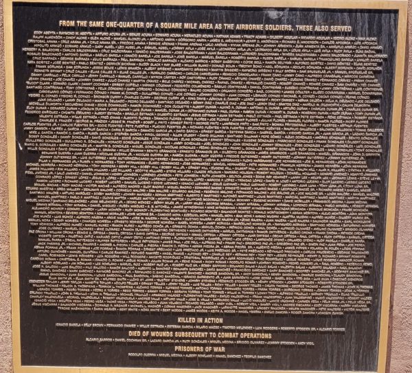 ALAMOGORDO AIRBORNE VETERANS MEMORIAL PLAQUE B