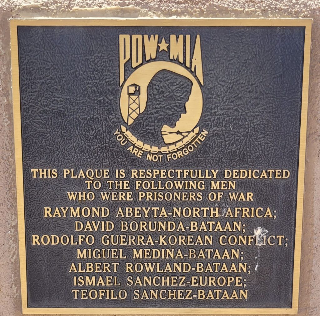 ALAMOGORDO AIRBORNE VETERANS MEMORIAL PLAQUE C