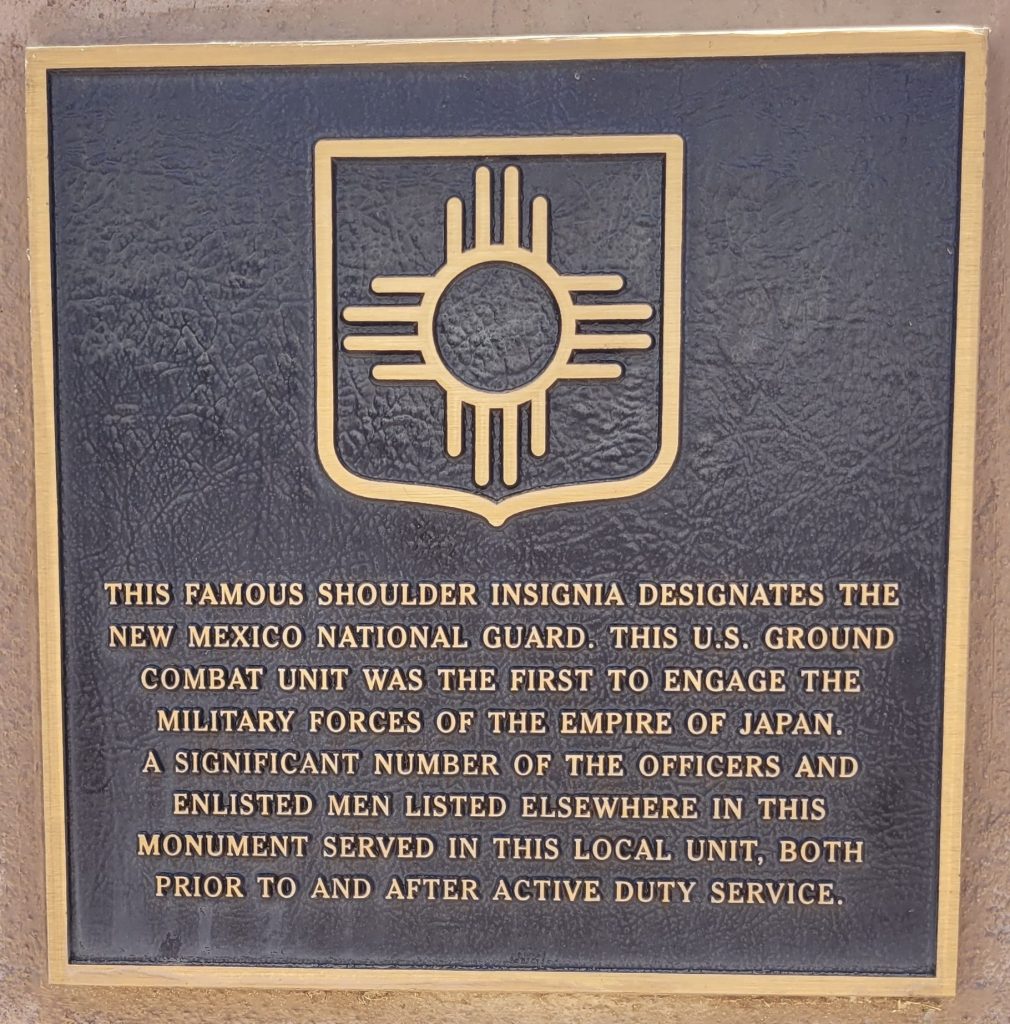 ALAMOGORDO AIRBORNE VETERANS MEMORIAL PLAQUE E