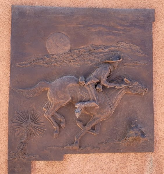 ALAMOGORDO BUFFALO SOLDIER MEMORIAL BAS-RELIEF