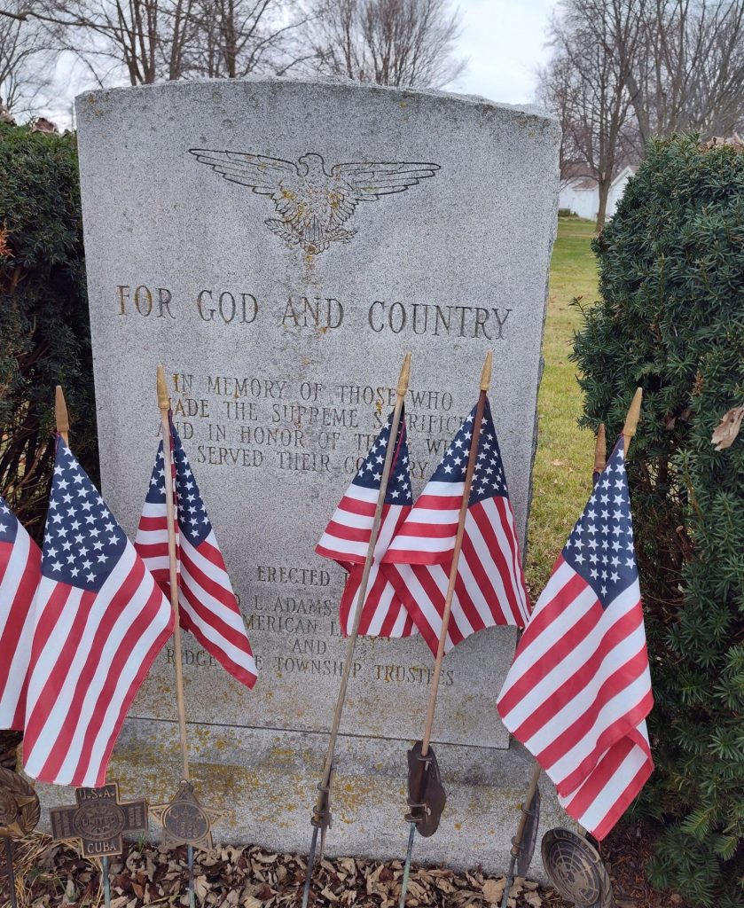 AMERICAN LEGION POST 454 FOR GOD AND COUNTRY WAR MEMORIAL