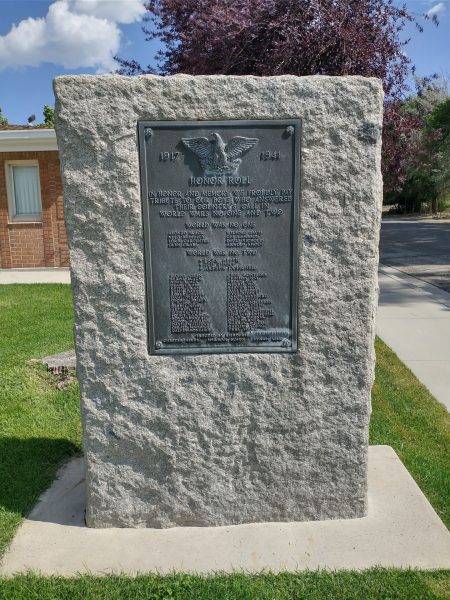 ANTIMONY WORLD WARS NO. ONE AND TWO MEMORIAL