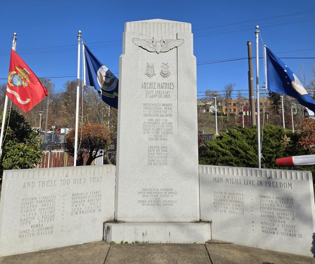 ARCHIE MATHIES MEDAL OF HONOR WAR MEMORIAL