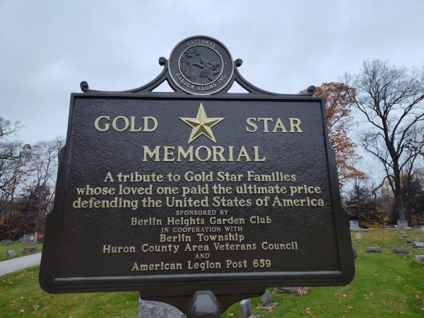 BERLIN HEIGHTS GOLD STAR MEMORIAL MARKER
