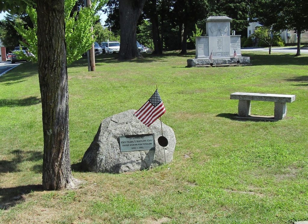 CAPT. FRANK T. BARTLETT CAMP WAR MEMORIAL