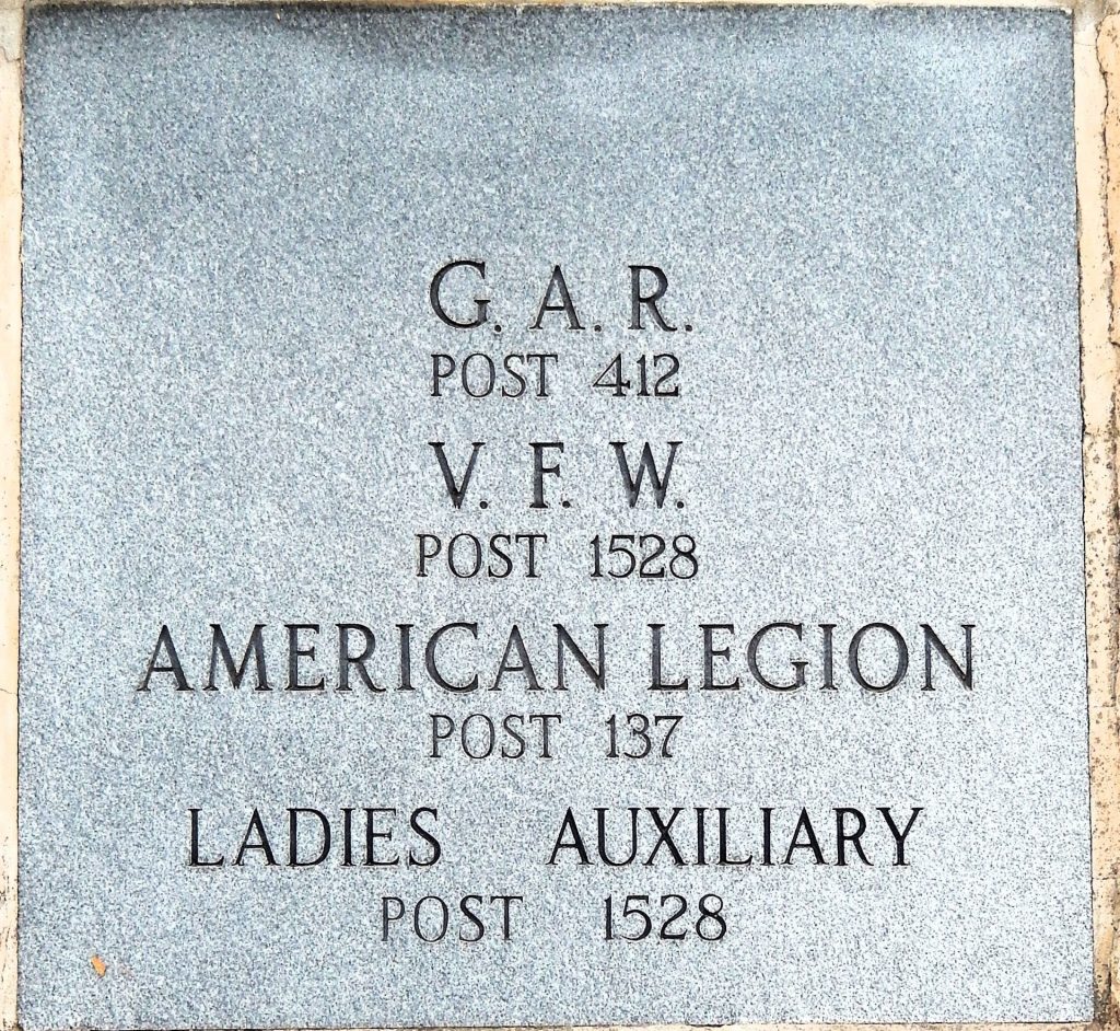 CHEYENNE COUNTY VETERANS POST MEMORIAL PLAQUE