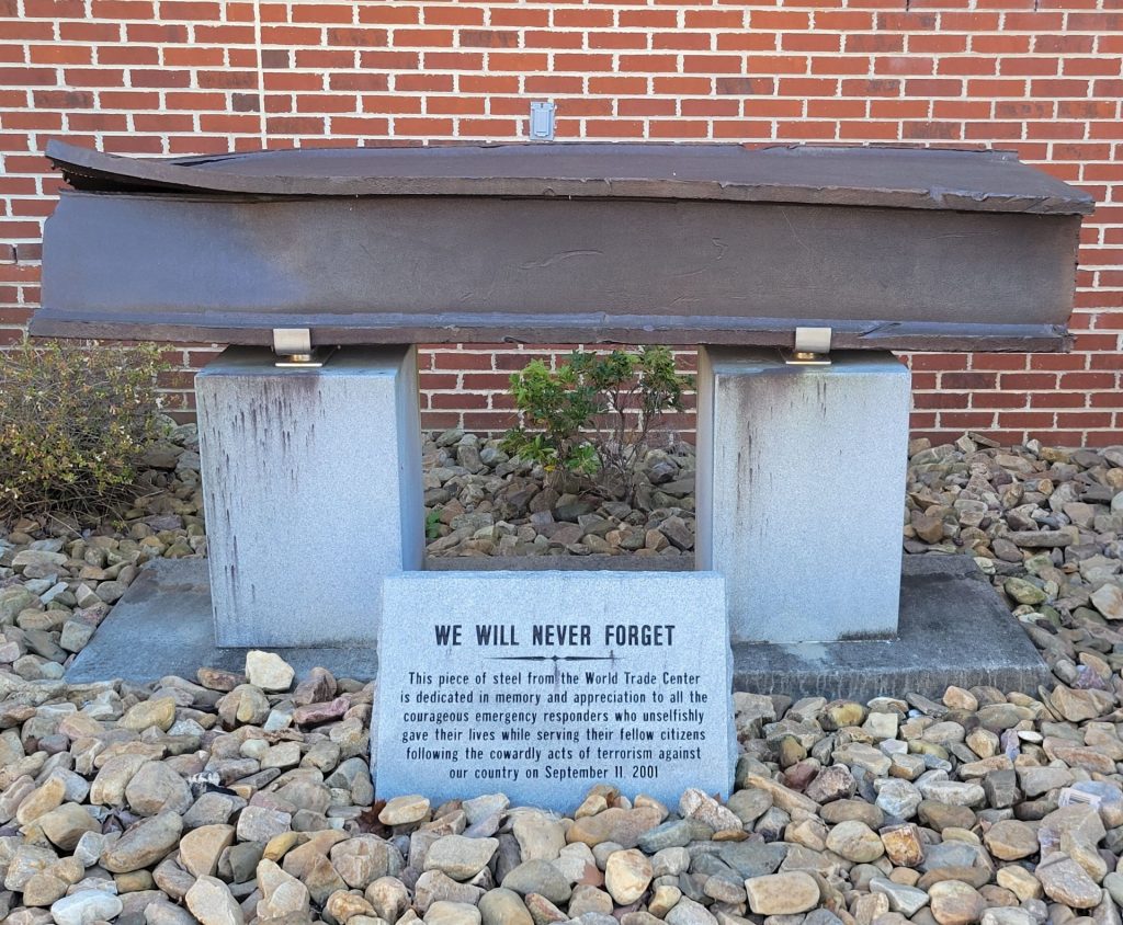 CITY OF DANVILLE SEPTEMBER 11, 2001 MEMORIAL STEEL BEAM