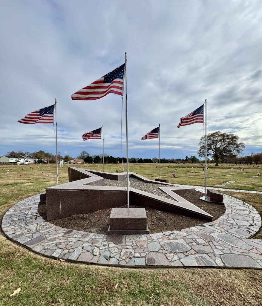 CIVIL WAR, 1861-1863 MEMORIAL FLAGPOLE