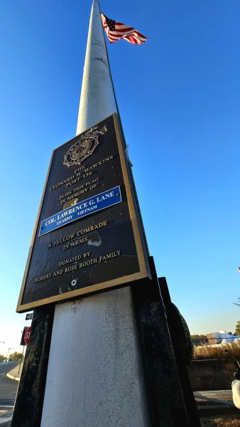 COL. LAWRENCE G. LANE WAR MEMORIAL FLAGPOLE