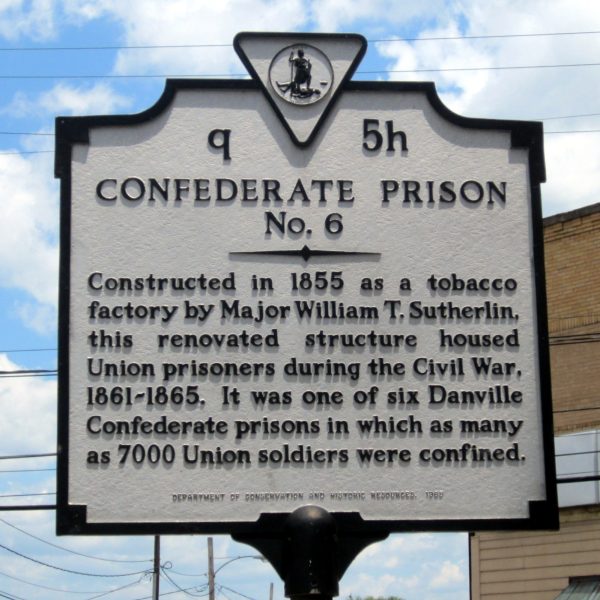 CONFEDERATE PRISON NO. 6 WAR MEMORIAL PLAQUE