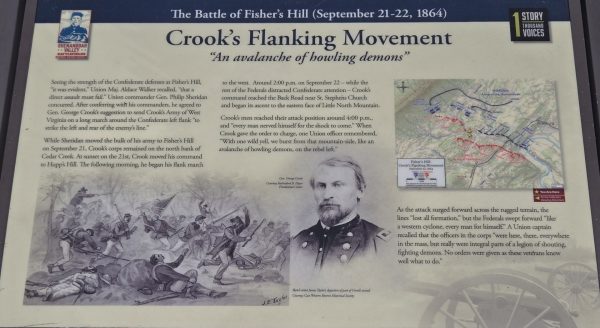 CROOK’S FLANKING MOVEMENT WAR MEMORIAL PANEL