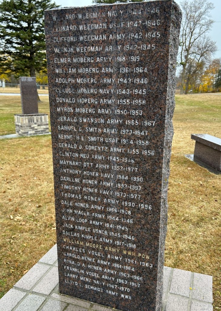 DENT ALL VETERANS MEMORIAL STONE E