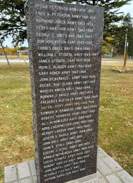 DENT ALL VETERANS MEMORIAL STONE L