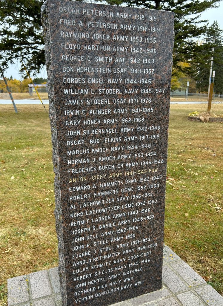 DENT ALL VETERANS MEMORIAL STONE L