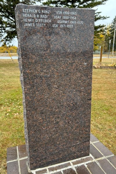 DENT ALL VETERANS MEMORIAL STONE N