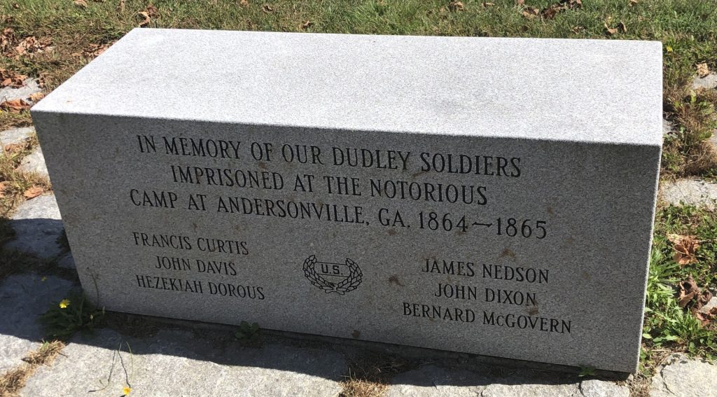 DUDLEY POW SOLDIERS WAR MEMORIAL STONE