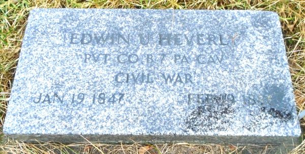 EDWIN U HEVERLY WAR MEMORIAL TABLET